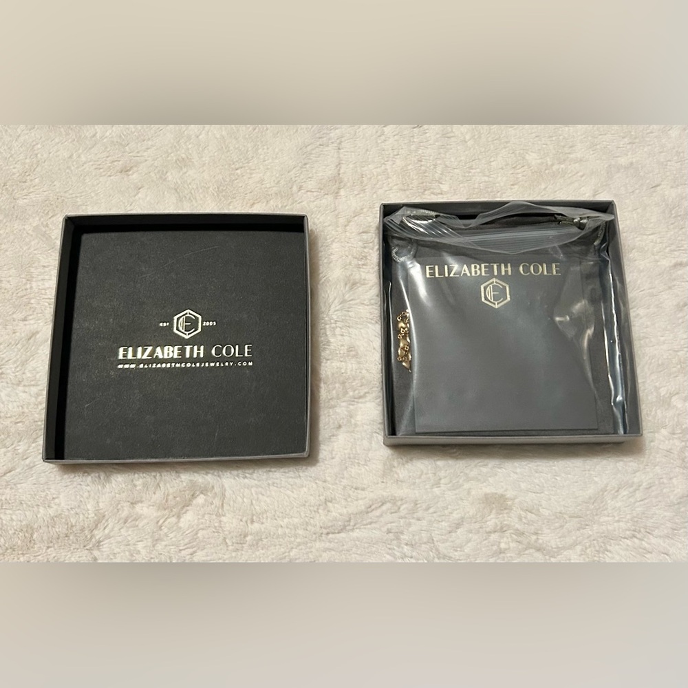 NIB Elizabeth Cole Sandy Necklace $175 amazing deal gift box! - Picture 7 of 11